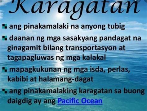 kayatan sa dagat|Dagat at karagatan. Ano ang mga ito at pangunahing pagkakaiba.